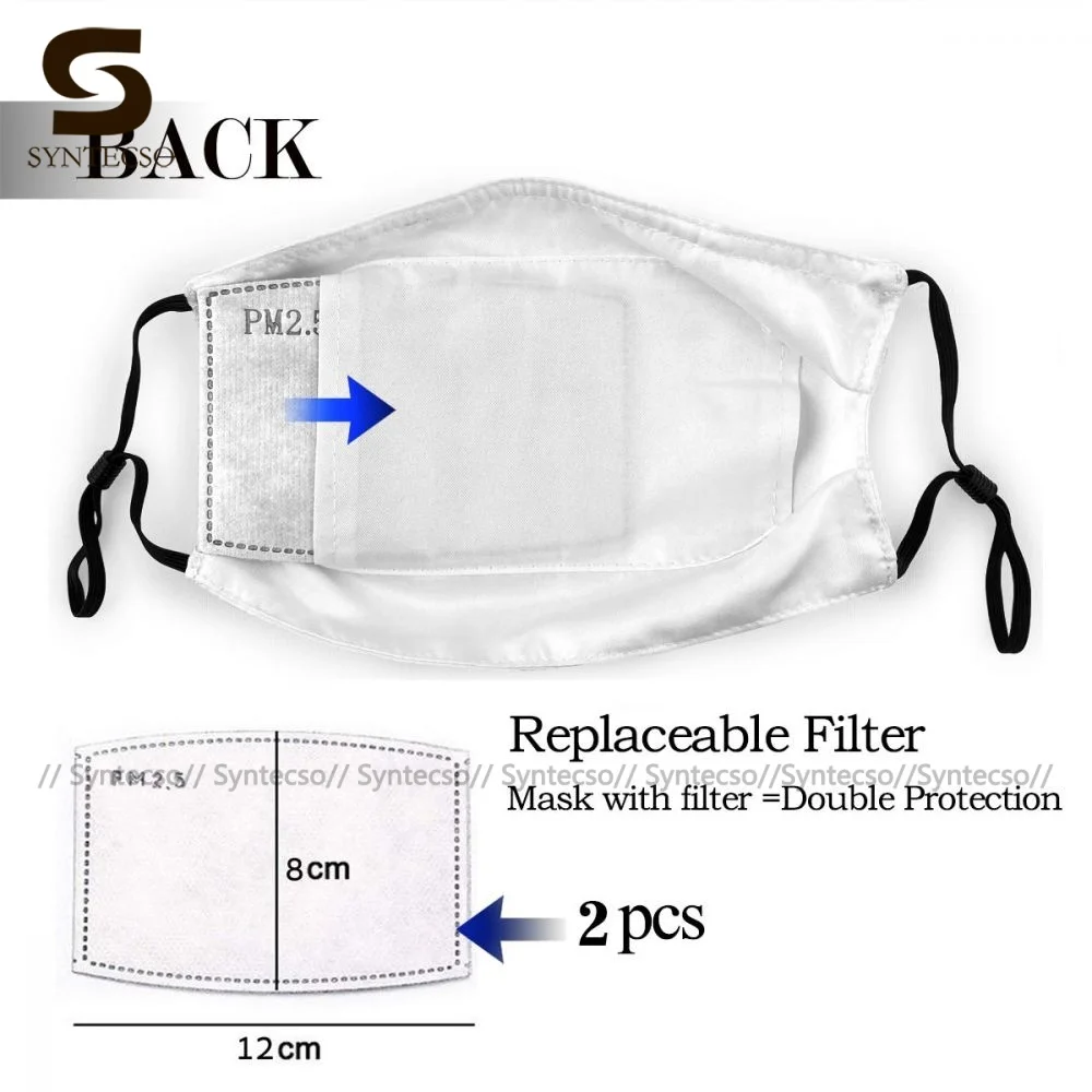 Многоразовая маска для лица Crazy Frog с принтом модная Байкерская из полиэстера