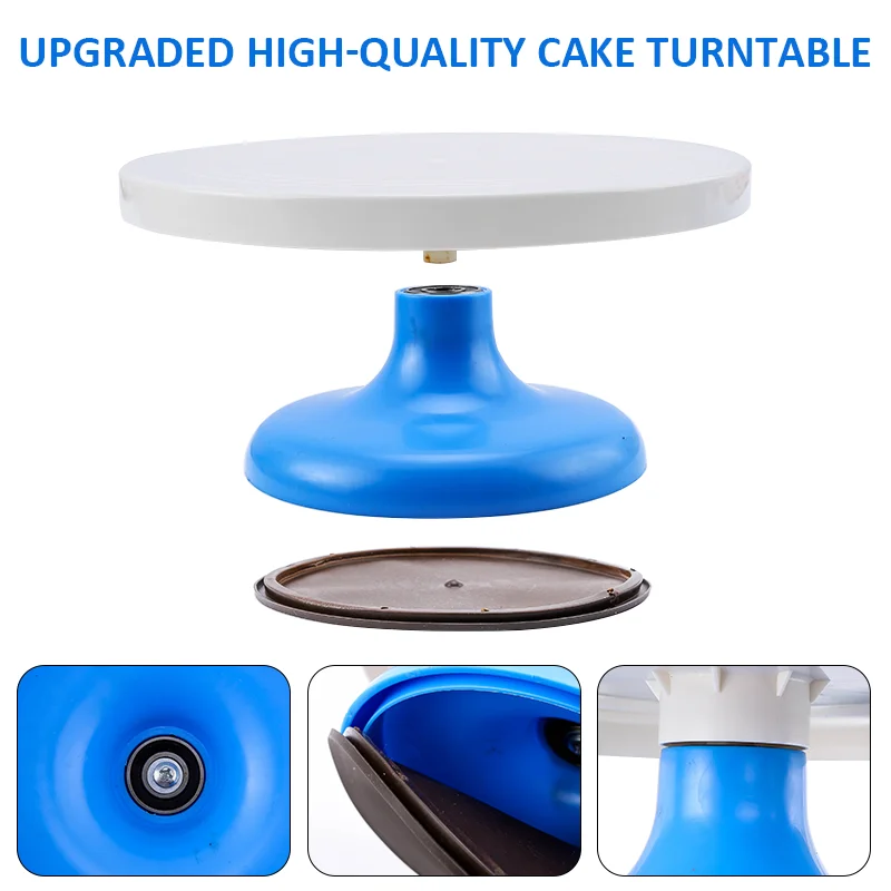 Rotating Cake Stand Rotating Plate Aluminum Alloy 12 Inches Revolving Cake  Leveler Stand Baking Supplies Cake Decorating Tools - AliExpress