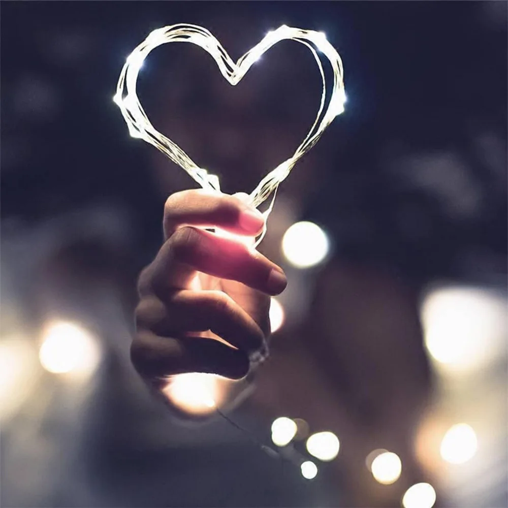 Светодиодная медная гирлянда 5/10 м | Освещение