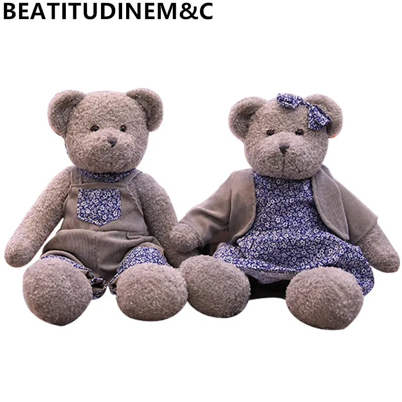 Новинка плюшевый медведь в американском пасторальном стиле для пар плюшевая