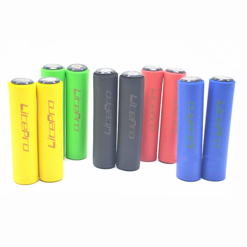 

New Folding Bicycle Handlebar Grips Silicone Rubber Mountain Bike Shock Absorbing Sponge Handle Bar Cover Anti-skid