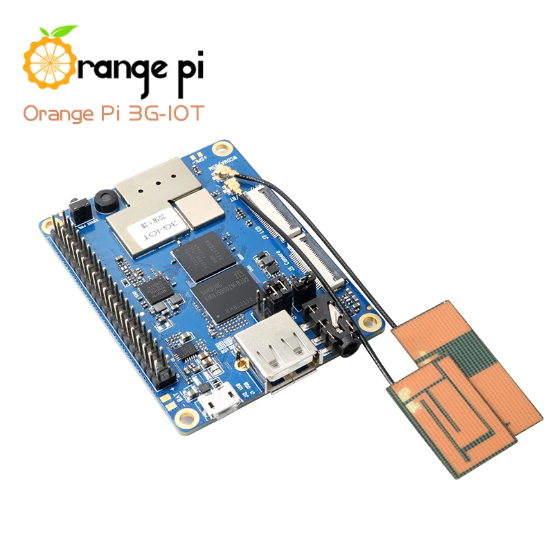 Оранжевый Pi 3G-IOT-B 512MB Cortex-A7 4 Гб памяти на носителе EMMC Поддержка 3G сим-карту Bluetooth