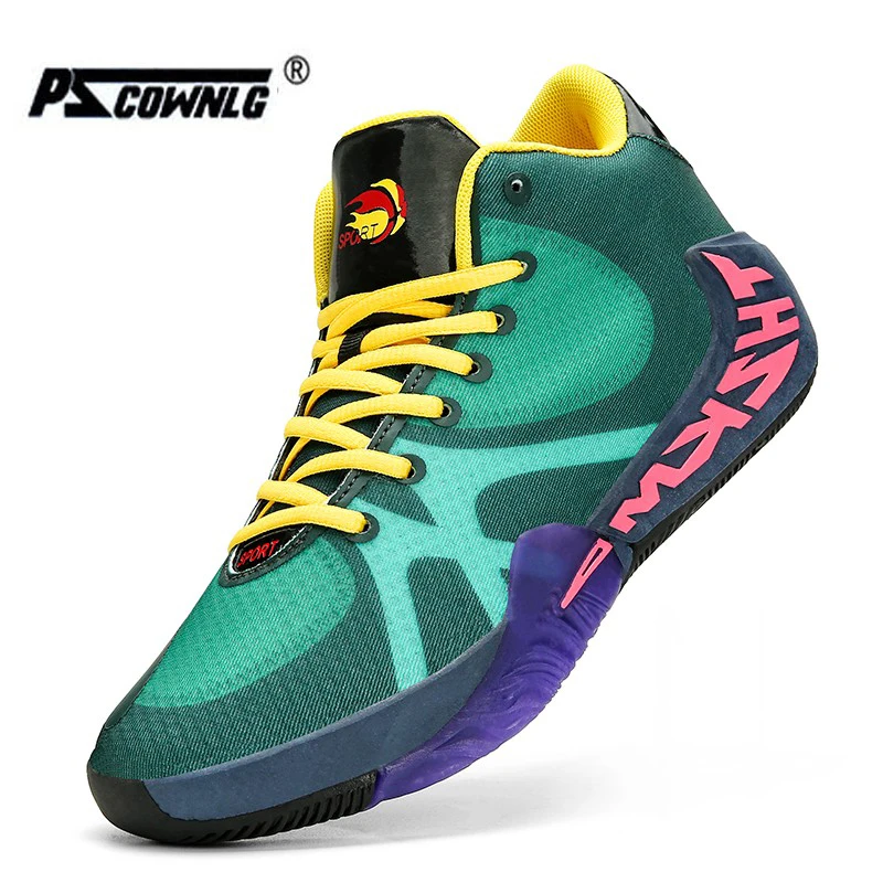 

Basketball Sneakers Men Breathable Sport Shoes Men Fashion High Top Designer Walking Sneakers Training Footwear