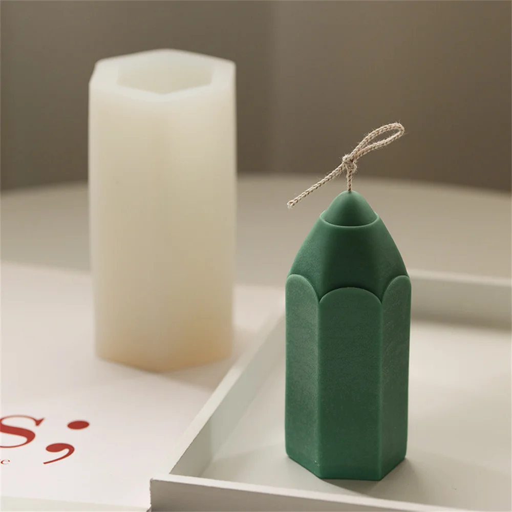 

Pencil Shape Silicone Candle Mold Aroma Candle Wax Molds Handmade Diy Aromatherapy Candle Making Silicone Candle Mould
