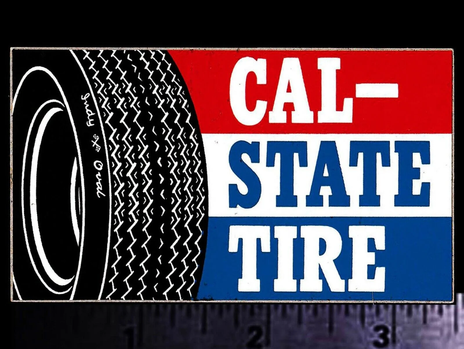 

Для x2 CAL-STATE TIRE-оригинальная винтажная наклейка для гоночных автомобилей 1960-х годов/стикер INDY 500 Овальный