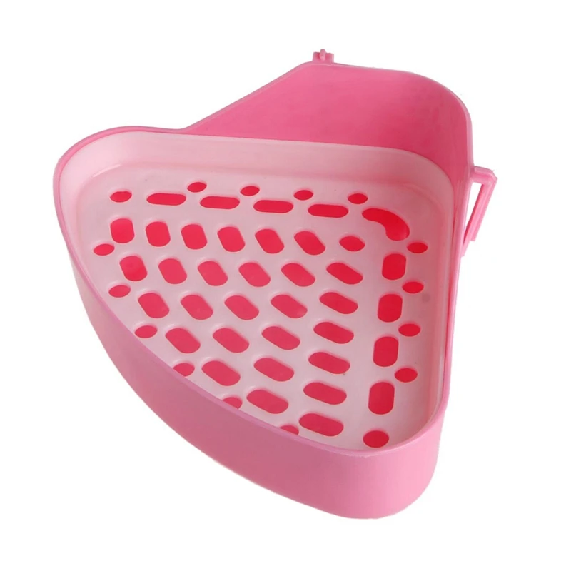 

Pet Cat Rabbit Small Animal Pee Toilet Potty Bowl Corner Clean Litter Trays Hot