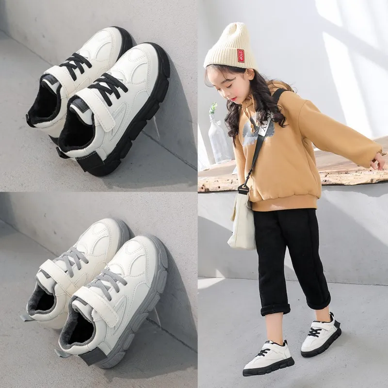 Детская повседневная обувь новинка 2020 корейские осенне-зимние спортивные туфли