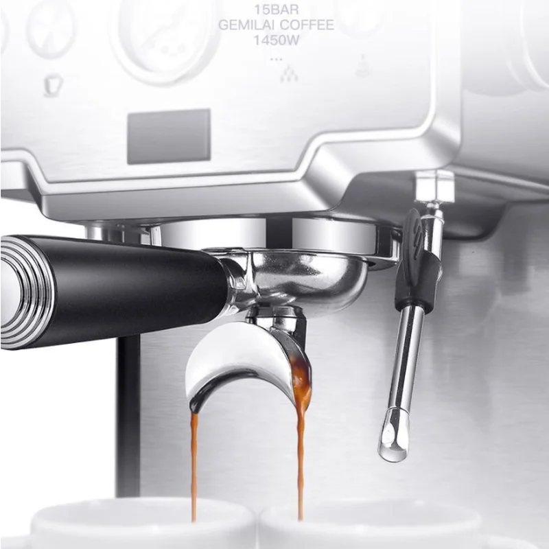 

Espresso coffee machine ITOP stainless steel coffee machine 15 bars semi-automatic commercial Italian coffee maker