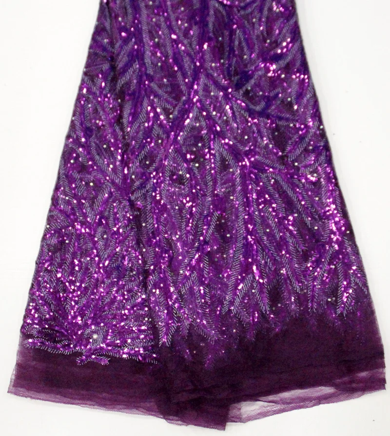 

Embroidered French tulle lace fabric Fashionable mesh fabric new design high quality sewing for Party Wedding dress 5yards