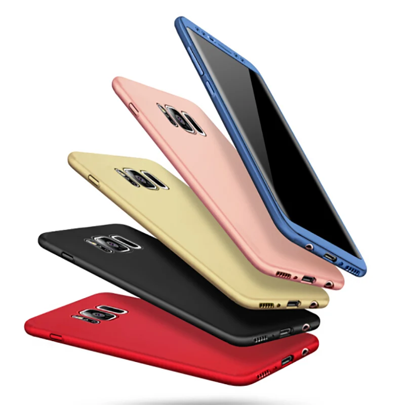KISSCASE Полный стеклянный чехол для телефона Samsung S10 S9 S8 Plus S7 Роскошные Чехлы Note 9 8 A7 A8