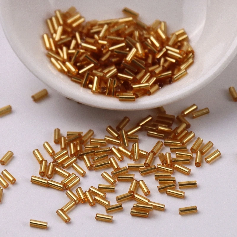 16 Color Wholesale Glass Bugles Beads Tube Multi Size 2mm 4mm 6mm Length Straight Glass Seed Bugle For DIY Jewelry Making 450g