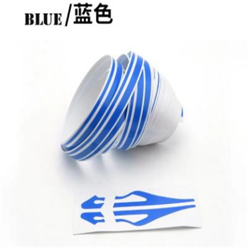 Красный/черный/белый/Золотой/Серебряный/синий 9800 мм полоса ленты обтекаемые