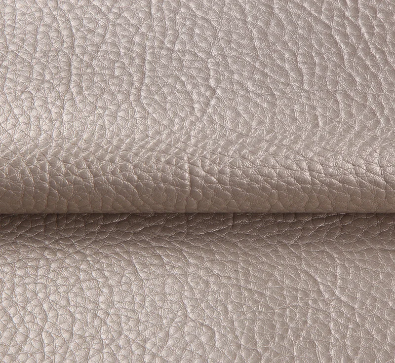 

Big Lychee Embossed Self Adhesive Leather Fabric For Sofa Repair 138cm Width