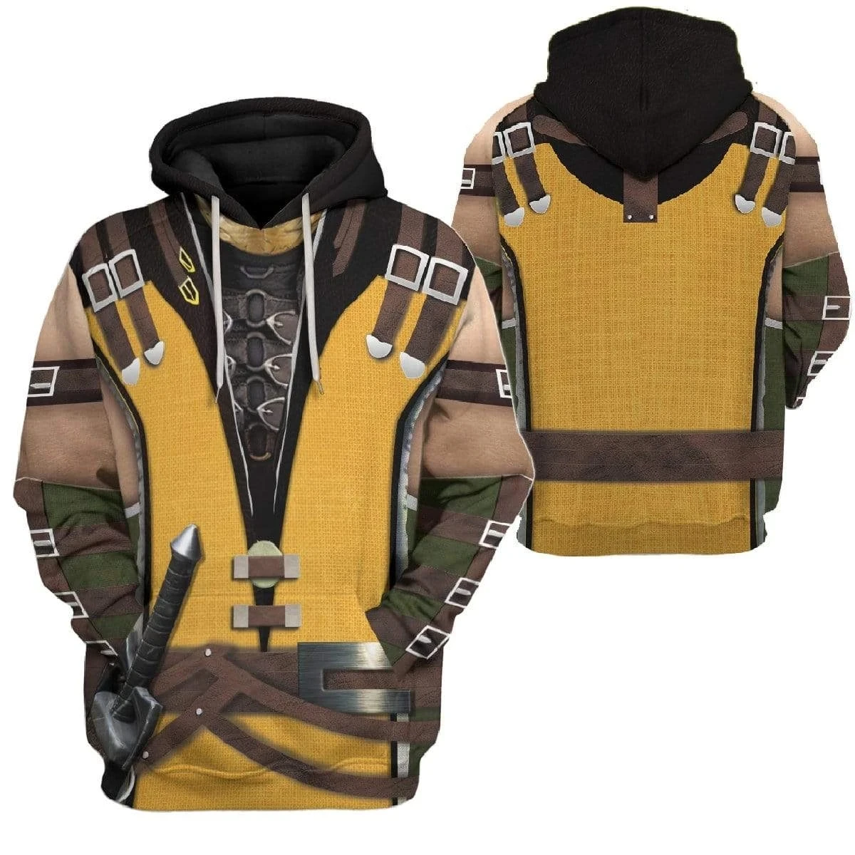 Новинка костюмы для косплея Hanzo Hasashi из мультфильма морталь Спортивная одежда на