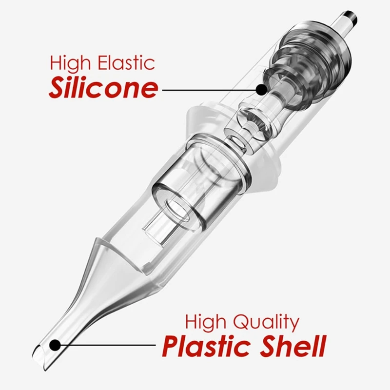 

20Pcs Assorted Disposable Tattoo Needle Cartridges Round Liner RL/RS/M1/RM for Tattoo Artists