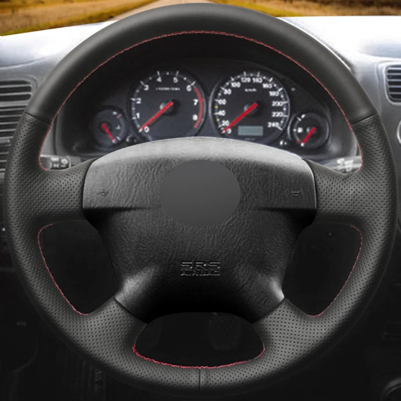 Personalizza il coprivolante per auto in microfibra fai-da-te per Honda Civic 2000-2005 Civic Hybrid 2003 Stream 2001 Car Interior