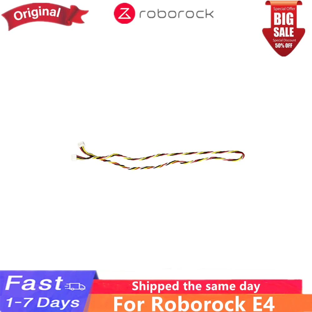 

Новинка 100%, Оригинальные Запасные детали жгута проводов вентилятора для Roborock E4 E40, аксессуары для вакуумного робота-подметания