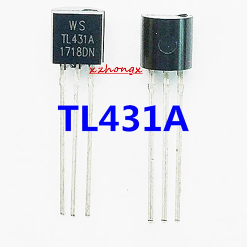 50 pces tl431a to92 tl431 to-92 чипсет ic 431 novo e оригинал