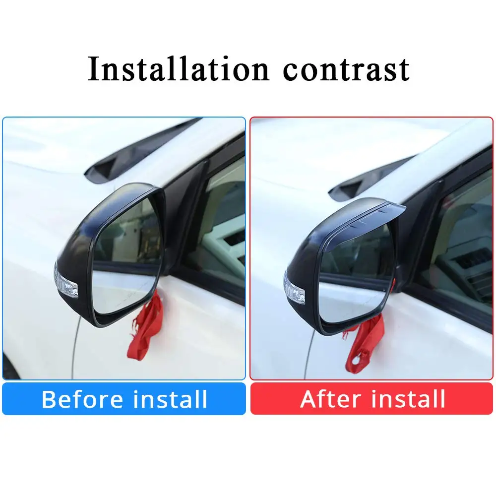 Автомобильное зеркало заднего вида декоративная накладка от дождя для Toyota Land