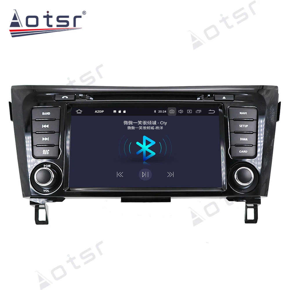Для Nissan X TRAIL Qashqai Dualis Rouge 2013 2017 Android 10 автомобильный Радио плеер GPS навигация авто