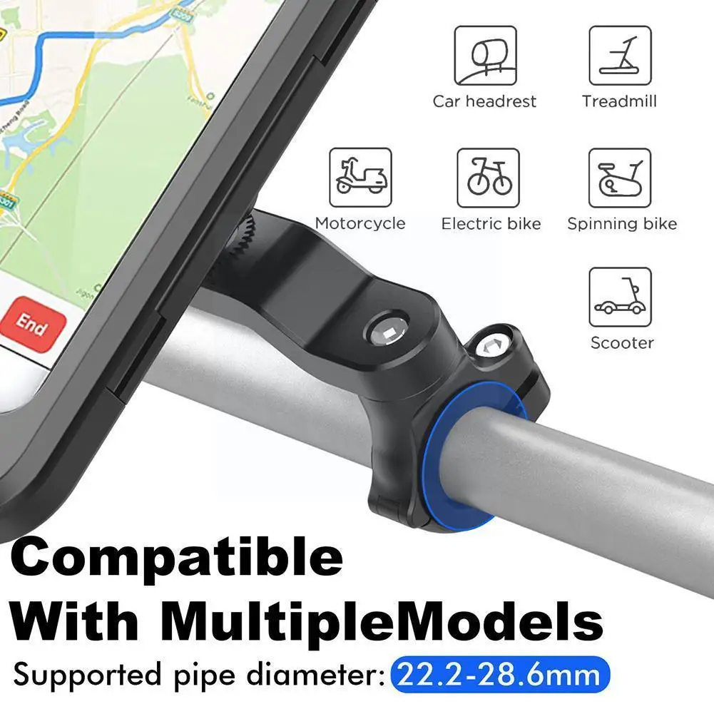 

Universal Bicycle Mobile Phone Holder Motorcycle Handle Adjustable Waterproof R4Y4