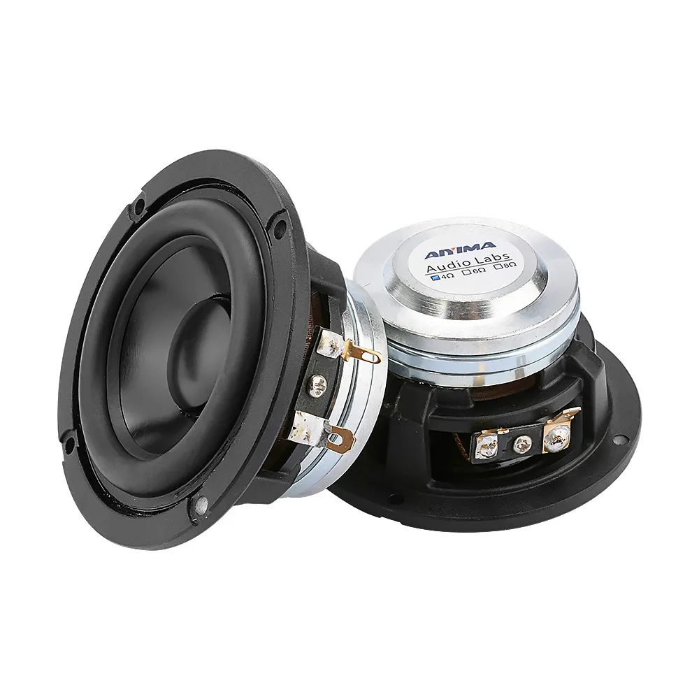 

AIYIMA 2Pcs 3 Inch Full Range Speaker Driver 4 8 Ohm 20W Sound Loudspeaker Music Bluetooth Speakers Neodymium High Sensitivity