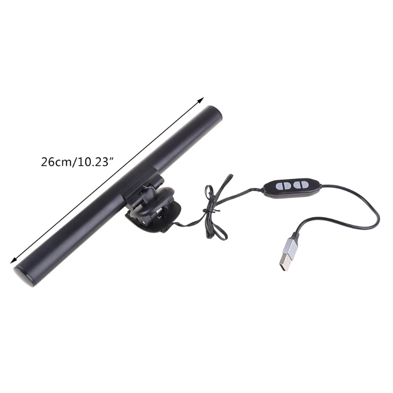

Screen Light Bar e-Reading LED Task Lamp No Glare on Screen USB Powered Monitor Lamps Adjustable Brightness Temperature