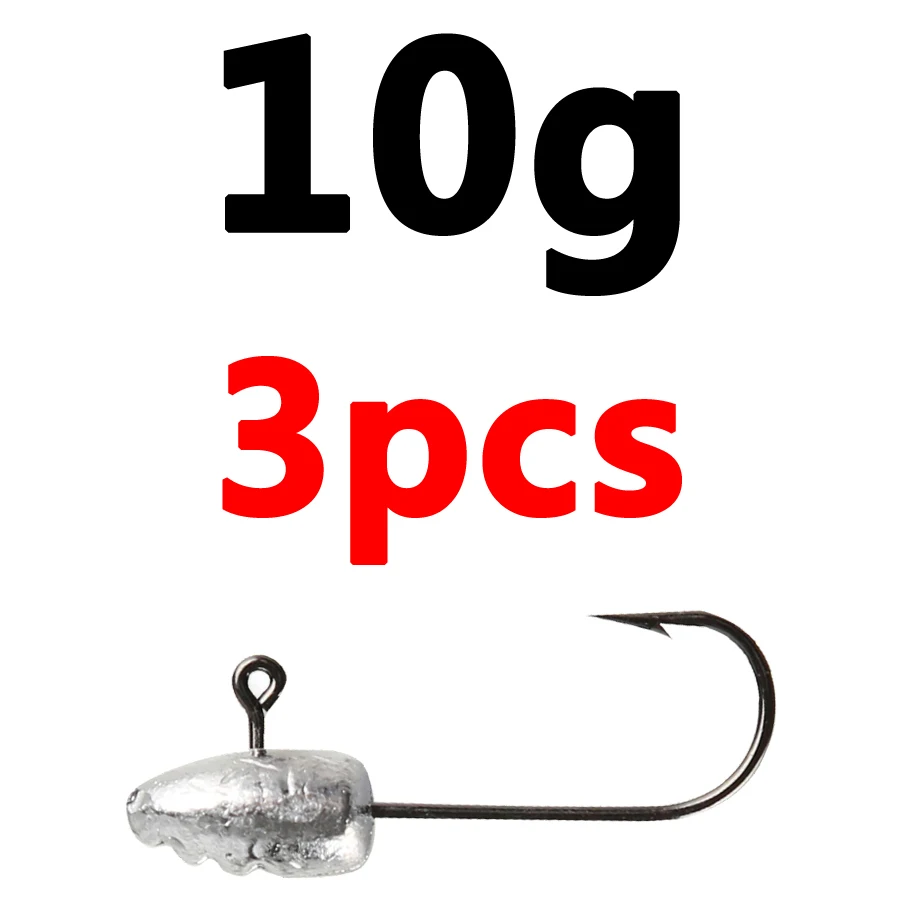 Size 10g Открытый свинец джиг голова джиг крючки 2 г 3 г 5 г 7 г 10 г рыболовный крючок для подледной рыбалки плот рыболовные приманки из свинца голова крючки микро свинцовые рыболовные снасти - Цвет: Size 10g