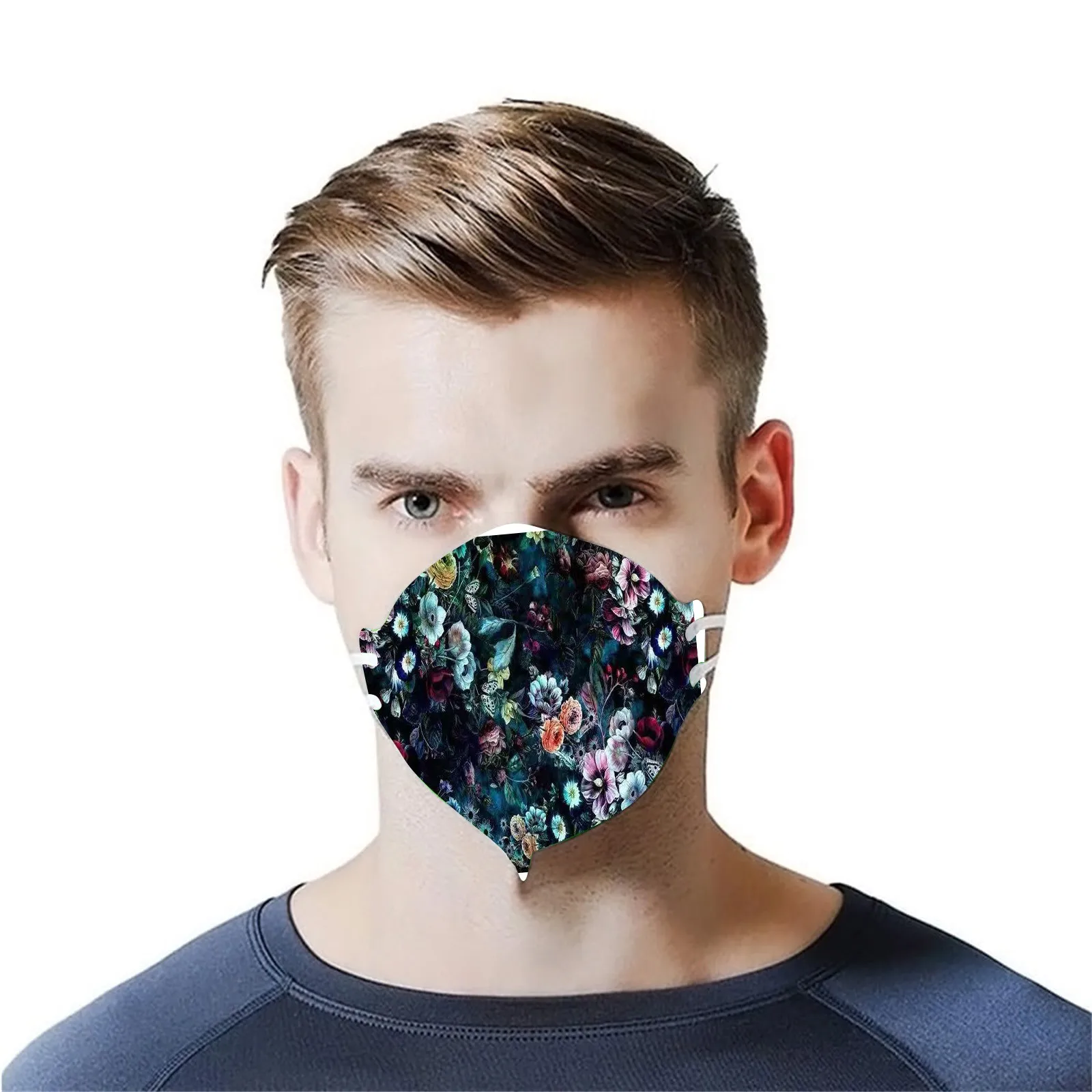 100pc ffp2mask black mask Breathable 3D Design mascarilla fpp2 homologada in stock fast ship mascarillas for women men | Красота и