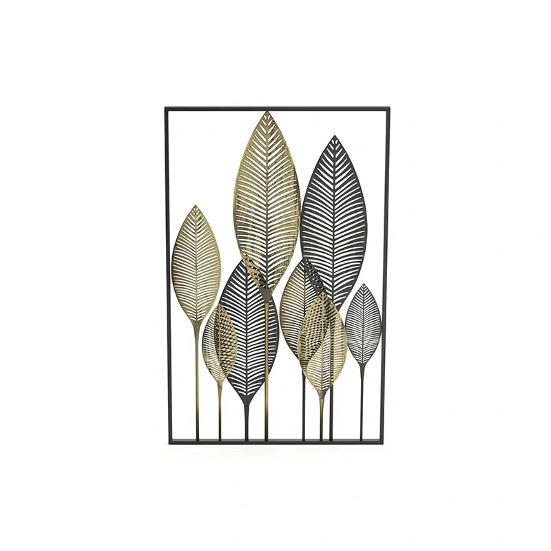 Nordic листы кованого железа мягкие украшения стены стене висит украшение металла