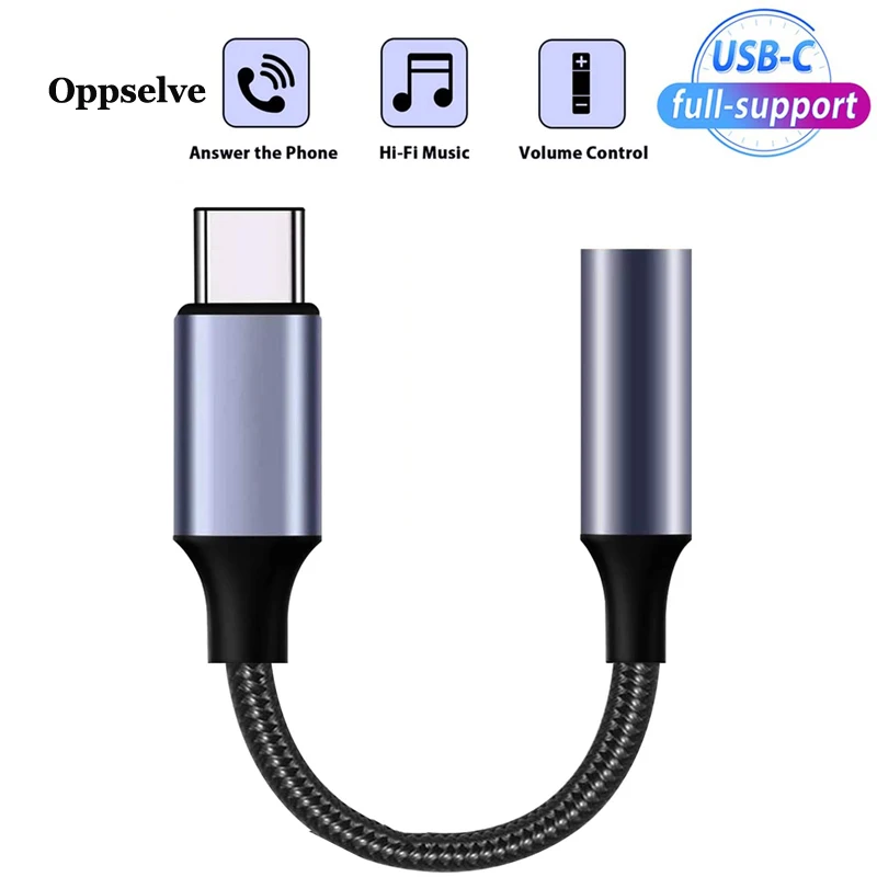 Oppselve Кабель с разъемом USB типа C для 3 5 мм адатпера Xiaomi Mi 9 8 Mi9 Huawei Mate 20 P30 Samsung S10 S9 Type