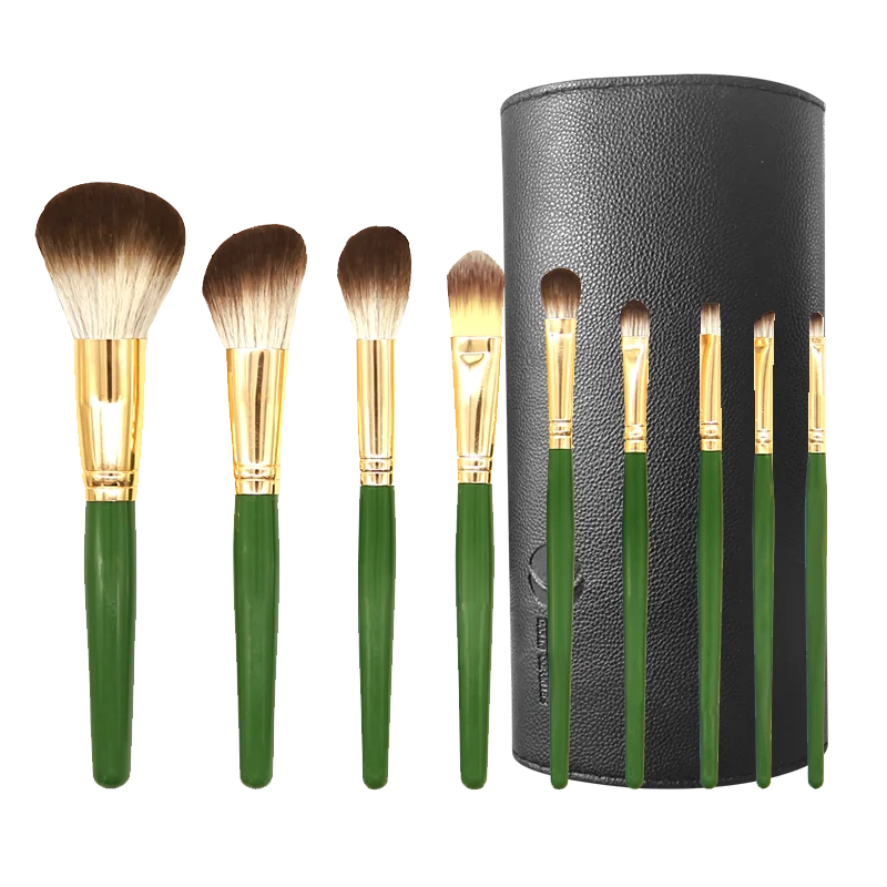 

2020 1 / 9pcs synthetic powder cake blush eyebrow lip eye shadow makeup brush professional makeup brush set