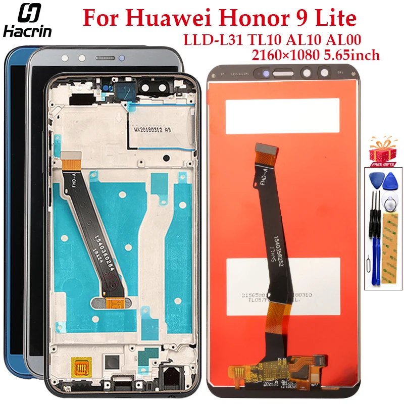 ЖК дисплей для Huawei Honor 9 Lite LLD L31 сенсорный экран дигитайзер сборки запасные части