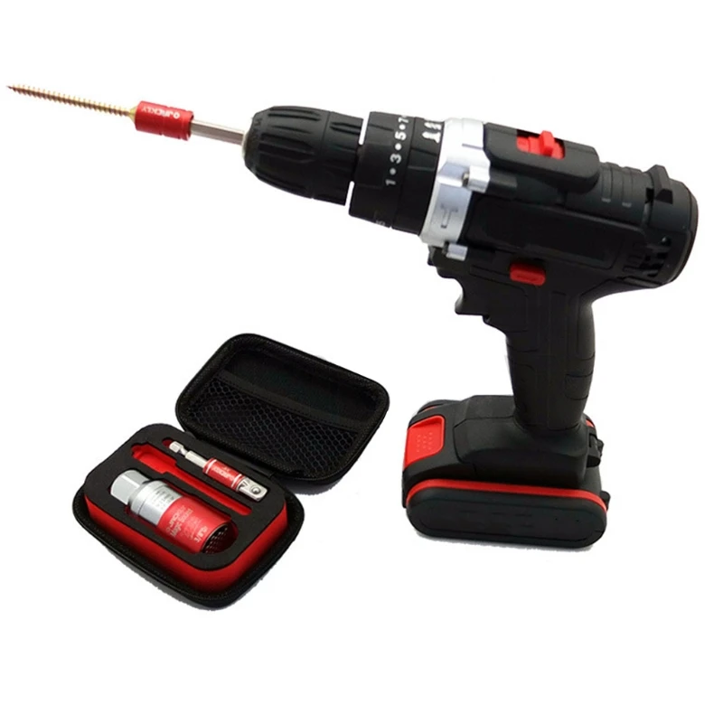 

Universal Socket Grip Ratchet Wrench Power Wear Resistant Metal 9-21mm Socket with Storage Box