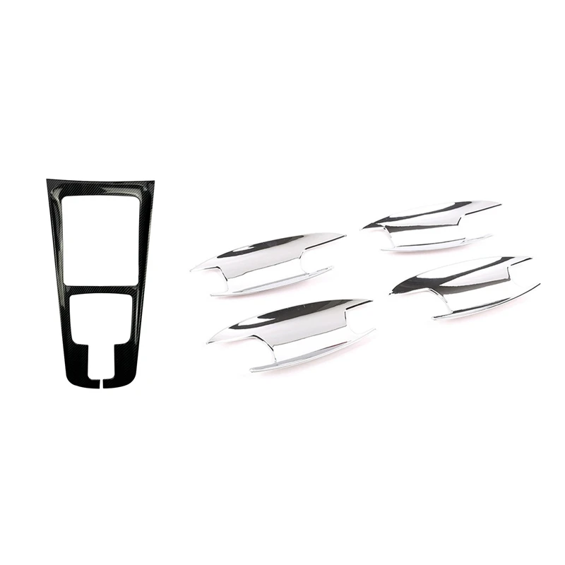 

Center Console Cup Holder Cover Trim With 4Pcs Car Side Door Handle Bowl Cover Trim For Benz B Class GLB H247 2020-