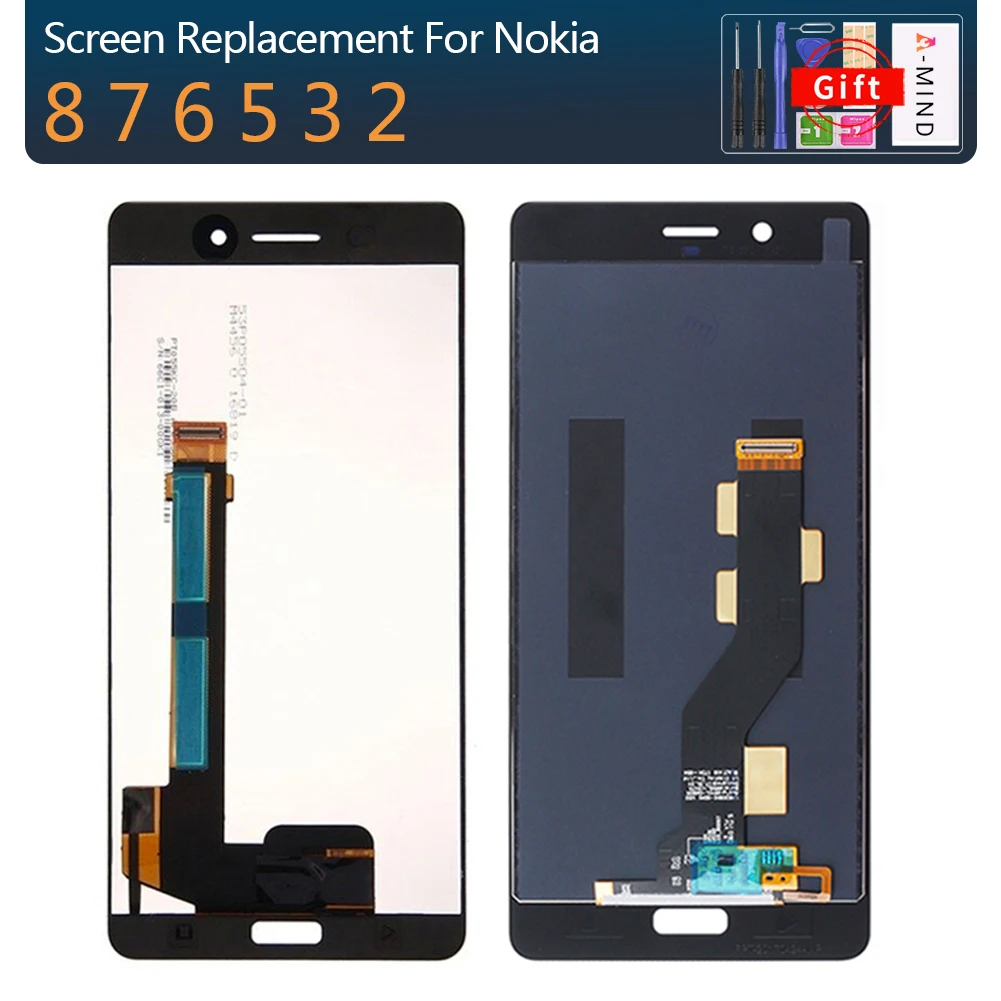 Качество AAA для Nokia 8 7 6 5 3 2 ЖК дисплей Дисплей кодирующий преобразователь