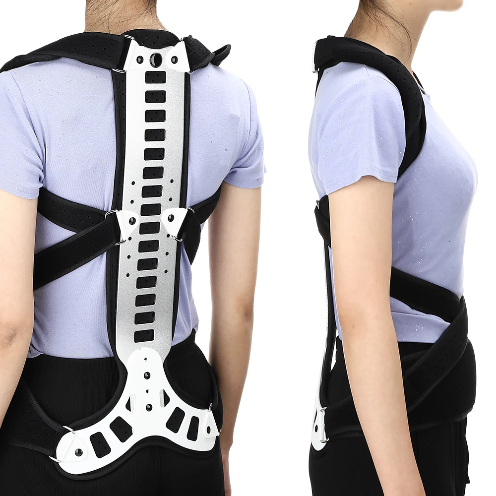 

Posture Corrector Back Support Back Braces Shoulder Waist Support Humpback Lumbar Clavicle Brace Belt Adjustable Back Trainer Un
