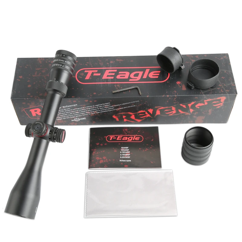 Охота TEAGLE 5 20X50 SFIR Riflescopes Светящееся Стекло вытравленная сетка сторона Parallax