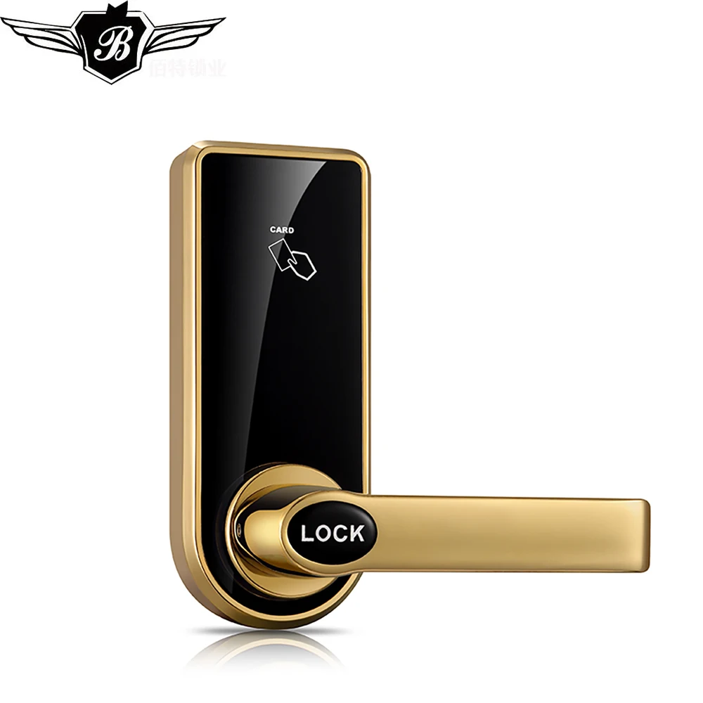Умный Цифровой RFID отель электронный лучший дверной замок с ручками для отеля