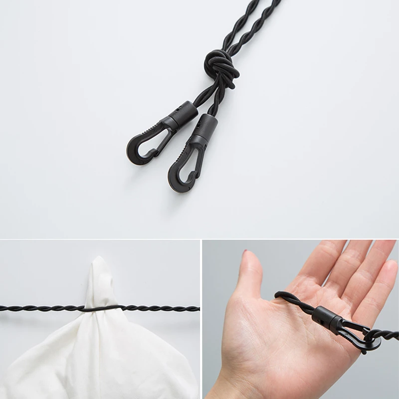 Туристическая одежда походная уличная вешалка эластичная веревка сушильная