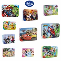 100pcslot disney six princess frozen theme wooden puzzles for kids birthday educational toys cars toy story mickey puzzles gift