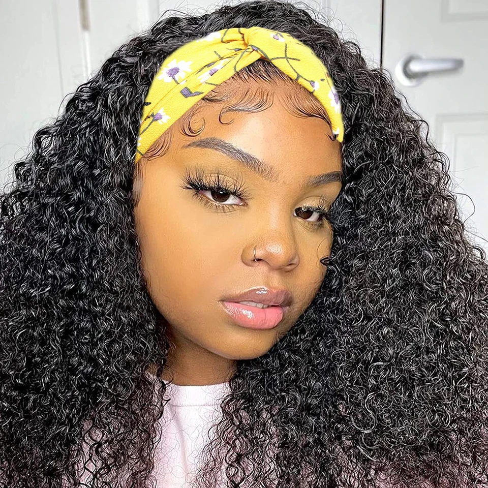 Женский кудрявый парик SVT натуральные кудрявые волосы без клея | Шиньоны и парики