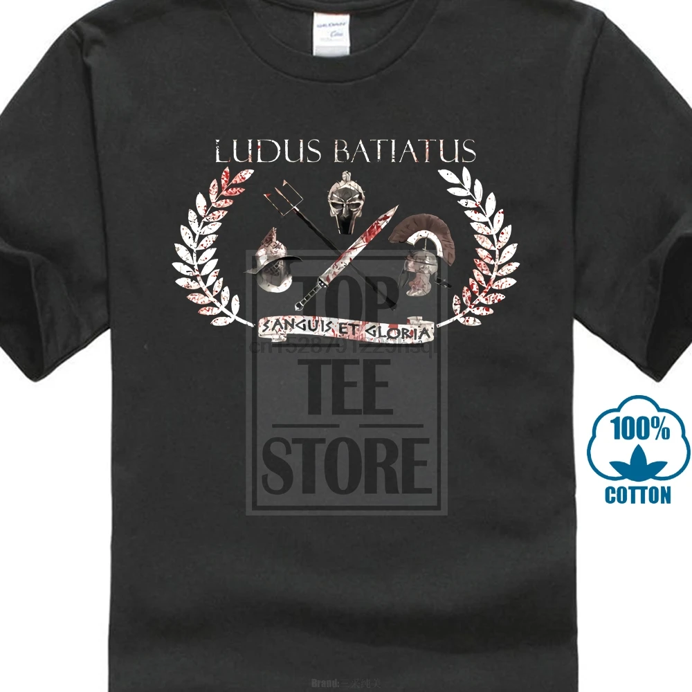 Ludus Batiatus Spartacus футболка сангвис песок Et Глория ТВ кровь спартакус|Мужские