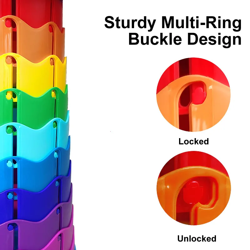 Retractable Folding Stool for Adult Kids Camping Travel Fishing Outdoor Indoor Portable Rainbow Chair | Мебель