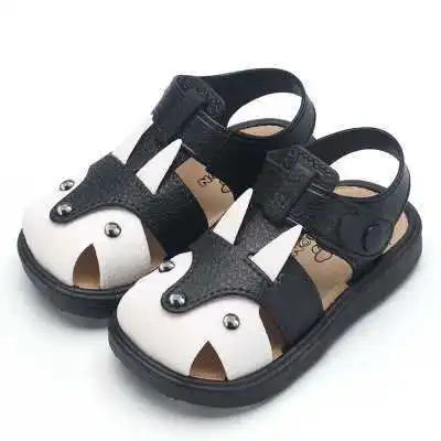 Летние детские сандалии модные вечерние туфли принцессы корейские Нескользящие