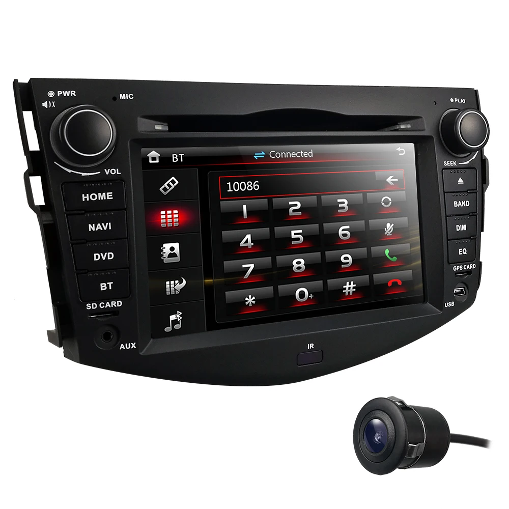 Для TOYOTA RAV4 2006 2007 2008 2009 2010 2011 2012 автомобильный DVD плеер GPS стерео радио карта камера