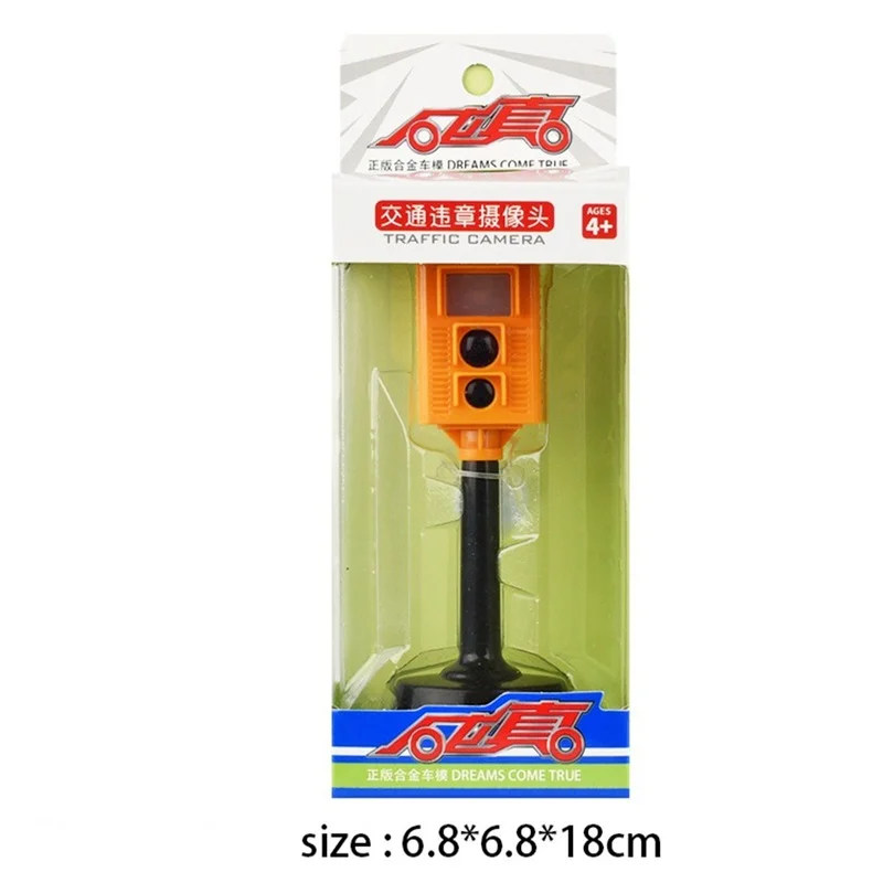 

Simulated Two-Sided Traffic Lights Road Sign Lamp Crosswalk Signals with Base Early Learning Toys for Boys & Girls