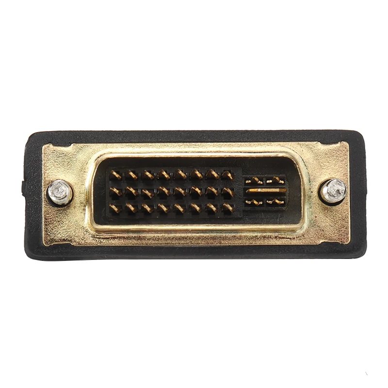 Адаптер DVI-I к HDMI-совместимым черным двойным звеньем (24 + 5 контактов)