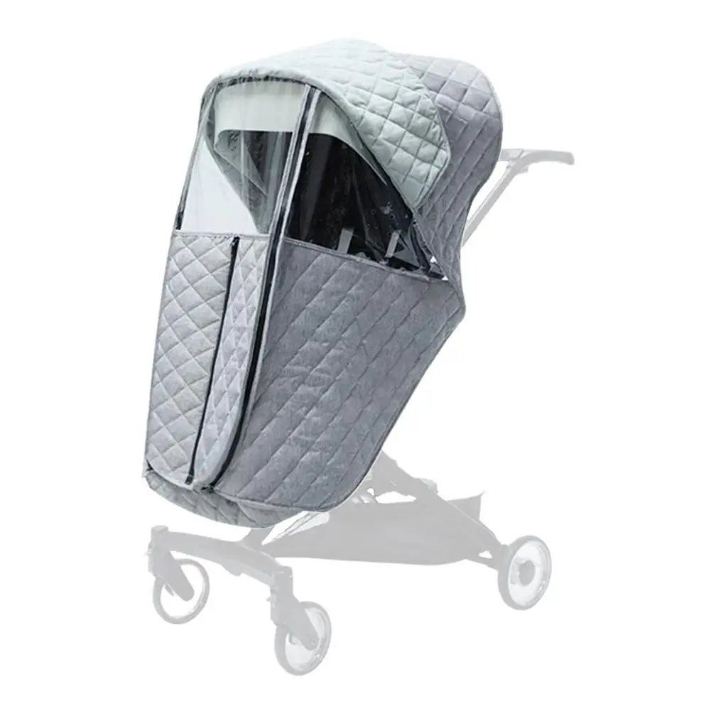 

Baby Stroller Cover Waterproof Stroller Rain Cover With Transparent View Universal Ventilated Stroller Cover Weather Shield F