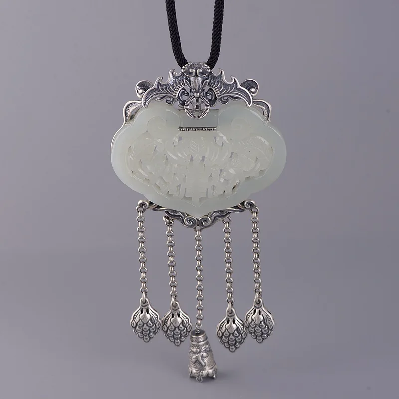 

Женская винтажная Подвеска из серебра 925 пробы, с натуральным драгоценным камнем